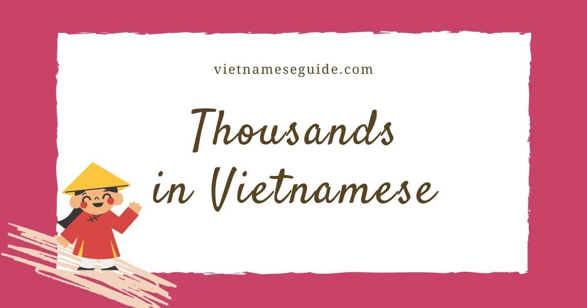 How to count thousands in Vietnamese
